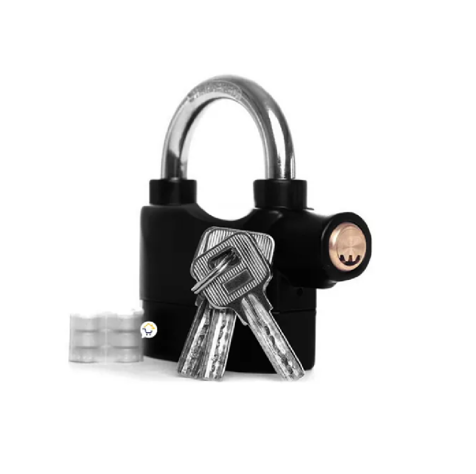 Candado alarma ultra resistente.