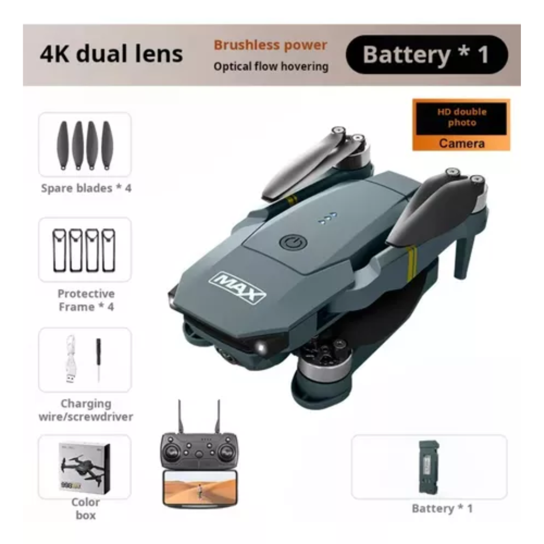 Dron Inteligente Plegable HD