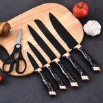 Set de cuchillos negro