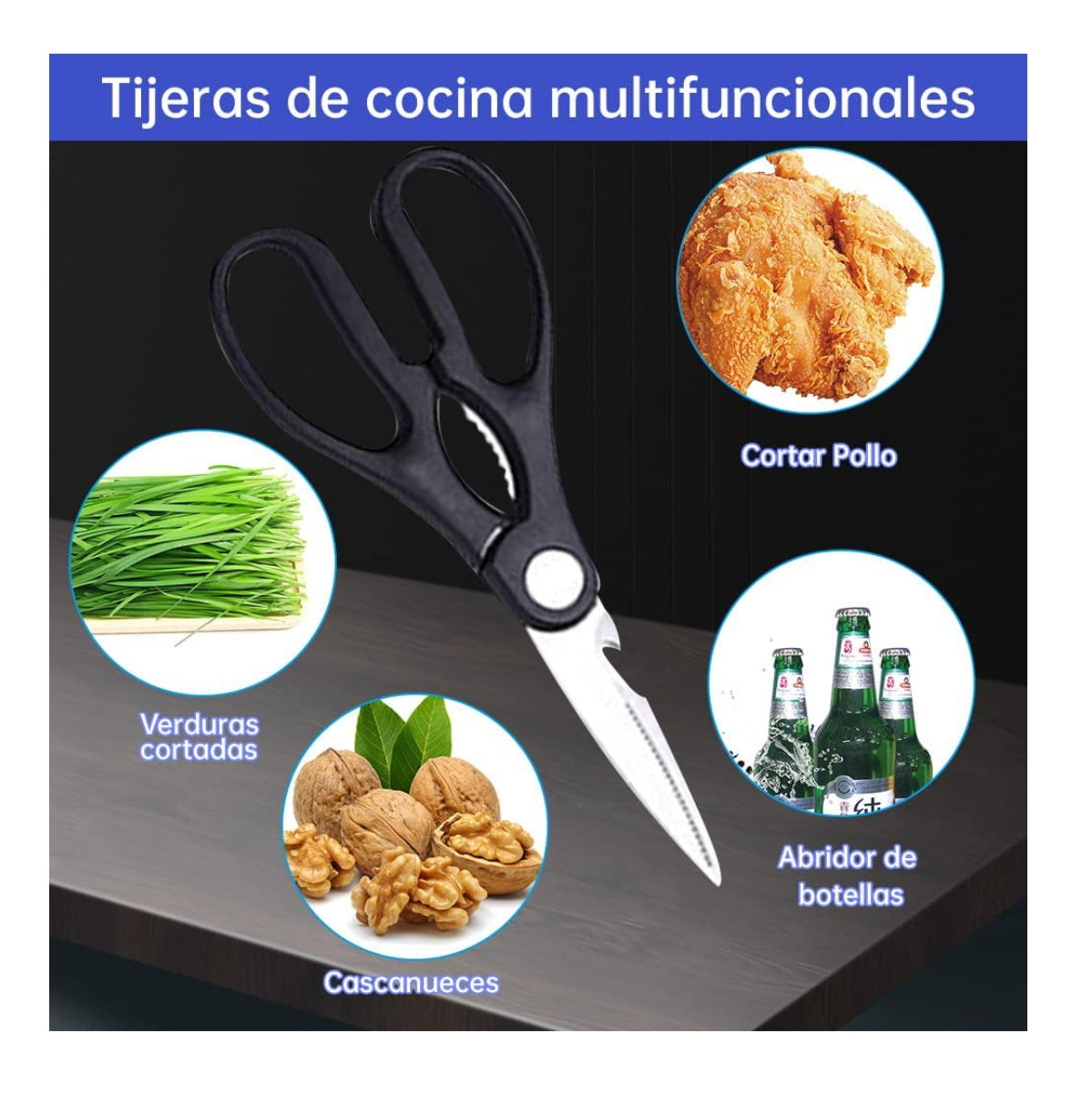 Sartén 4puestos + Juego Cuchillos x 6