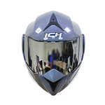 CASCO ABATIBLE ICH 3110 SOLID CAMALEÓN PLATA