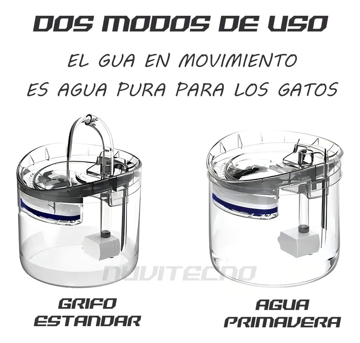 Bebedero automático e interactivo 1 1.8L