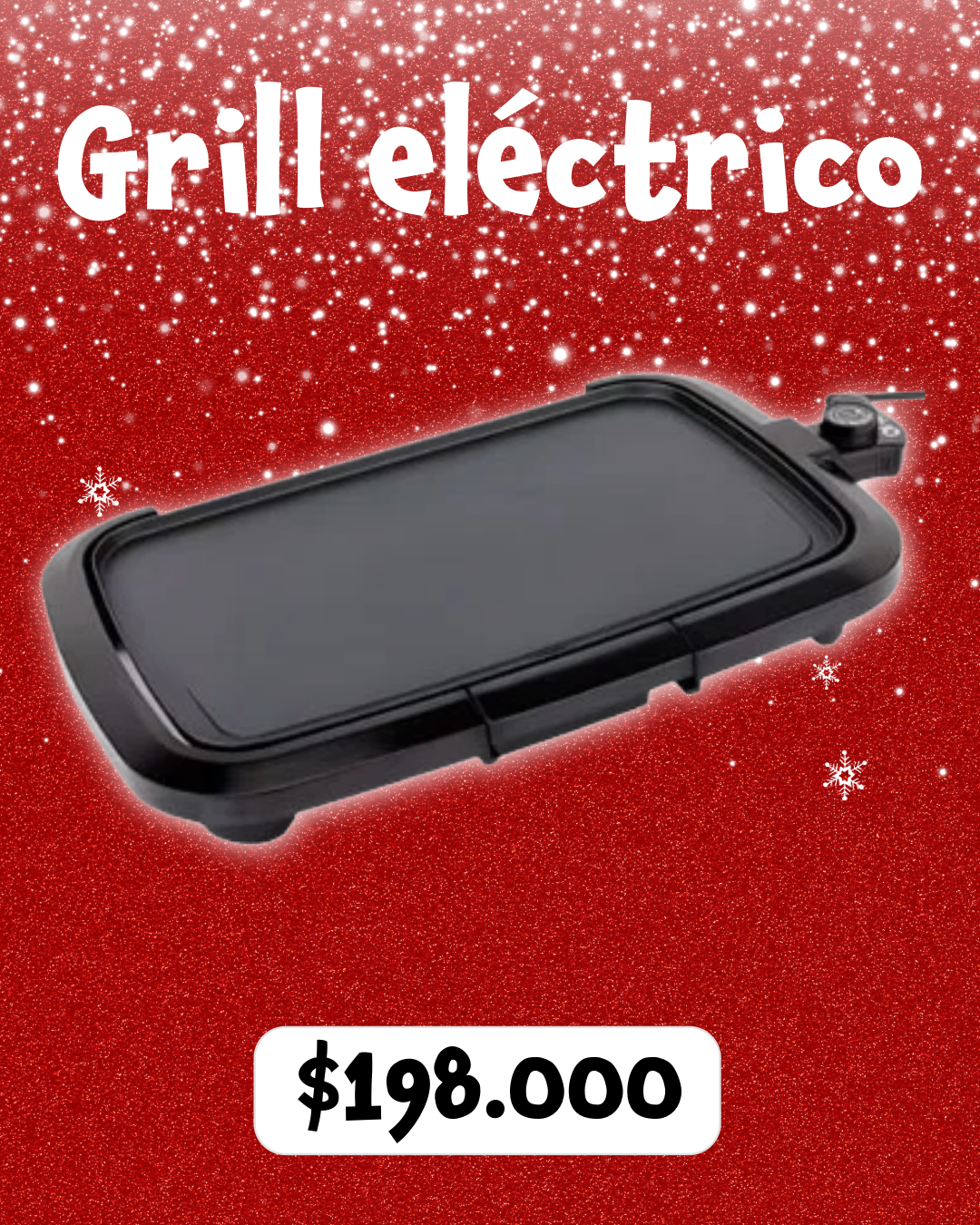Grill Eléctrico Antiadherente