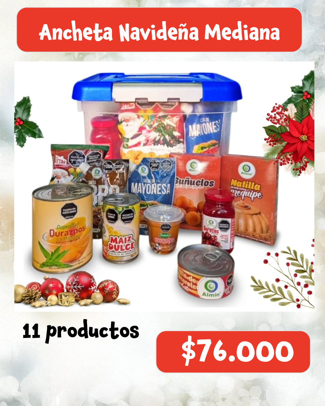 Ancheta Navideña mediana