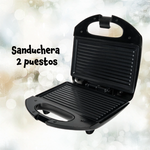 Sanduchera básica 2 puestos