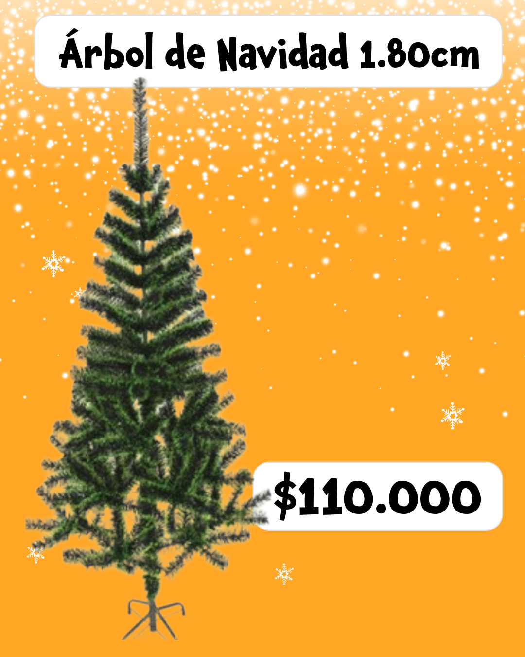 Árbol de Navidad 1.80