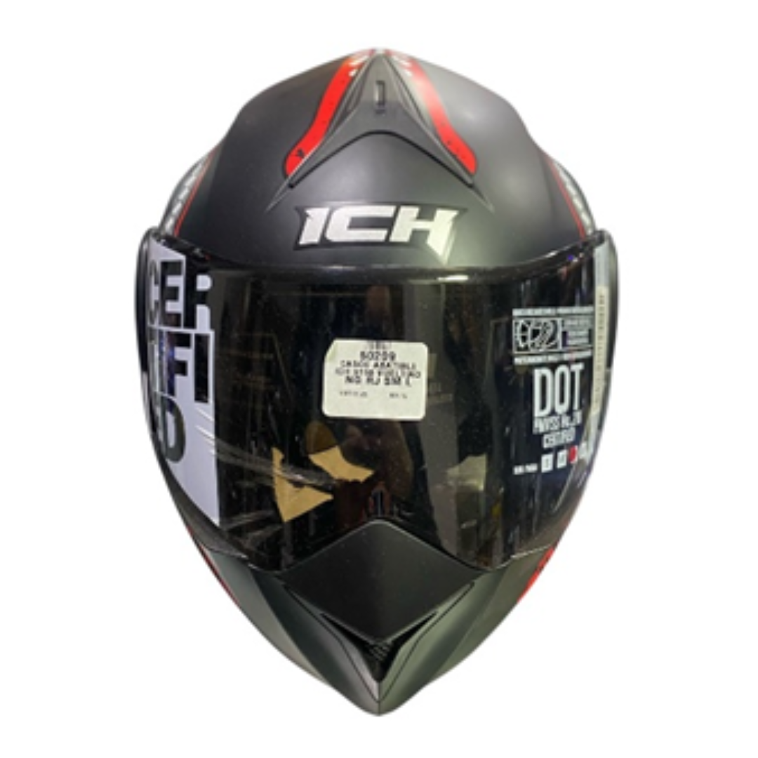 CASCO ABATIBLE ICH 3110 VUELTIAO ROJO