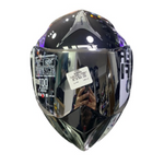 CASCO ABATIBLE ICH 3110 CICU NEGRO MORADO BRILLANTE
