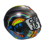 CASCO ABATIBLE ICH 3110 VUELTIAO NARANJA AZUL NEON