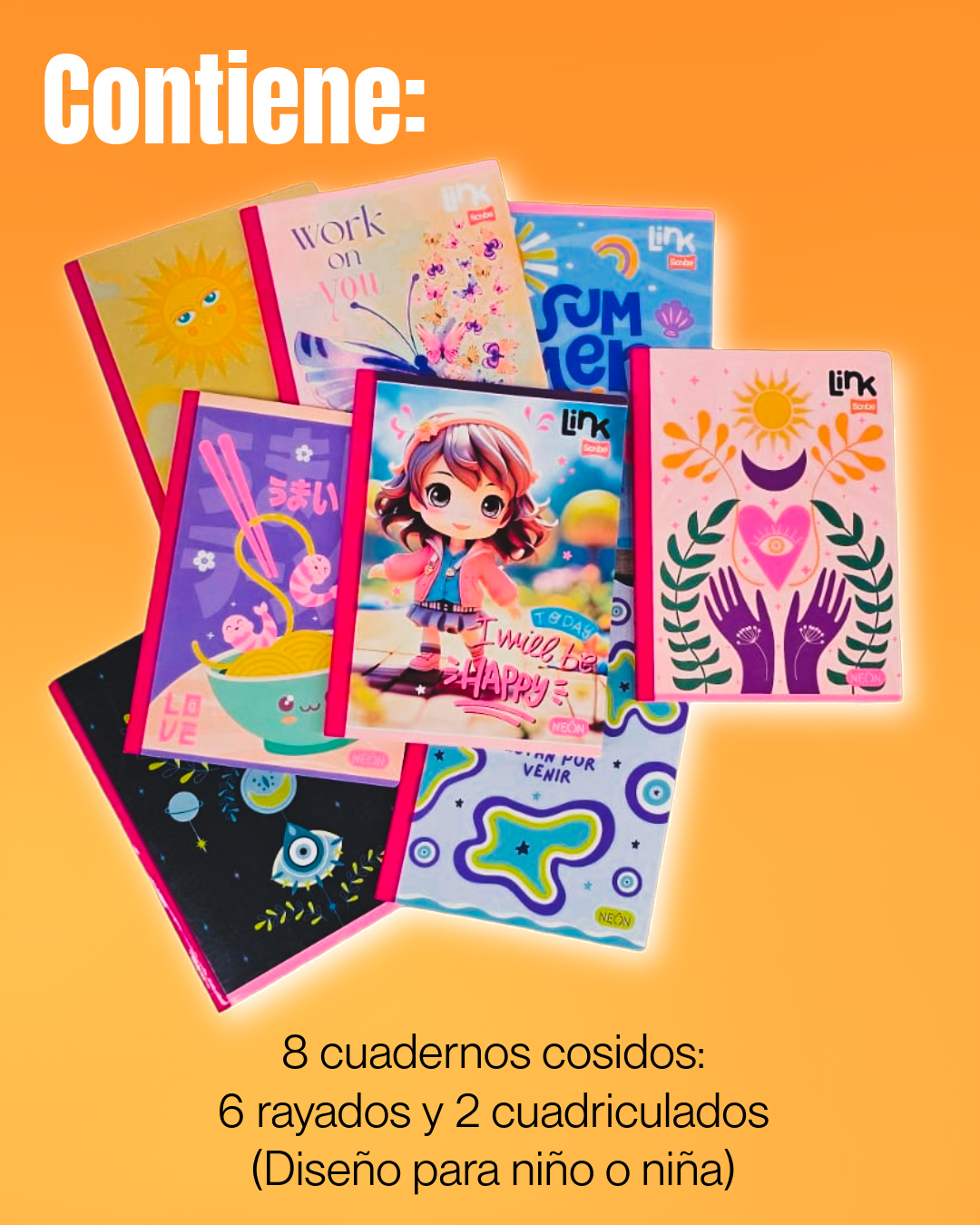 Kit Escolar (Cuadernos cosidos)