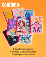 Kit Escolar (Cuadernos cosidos)