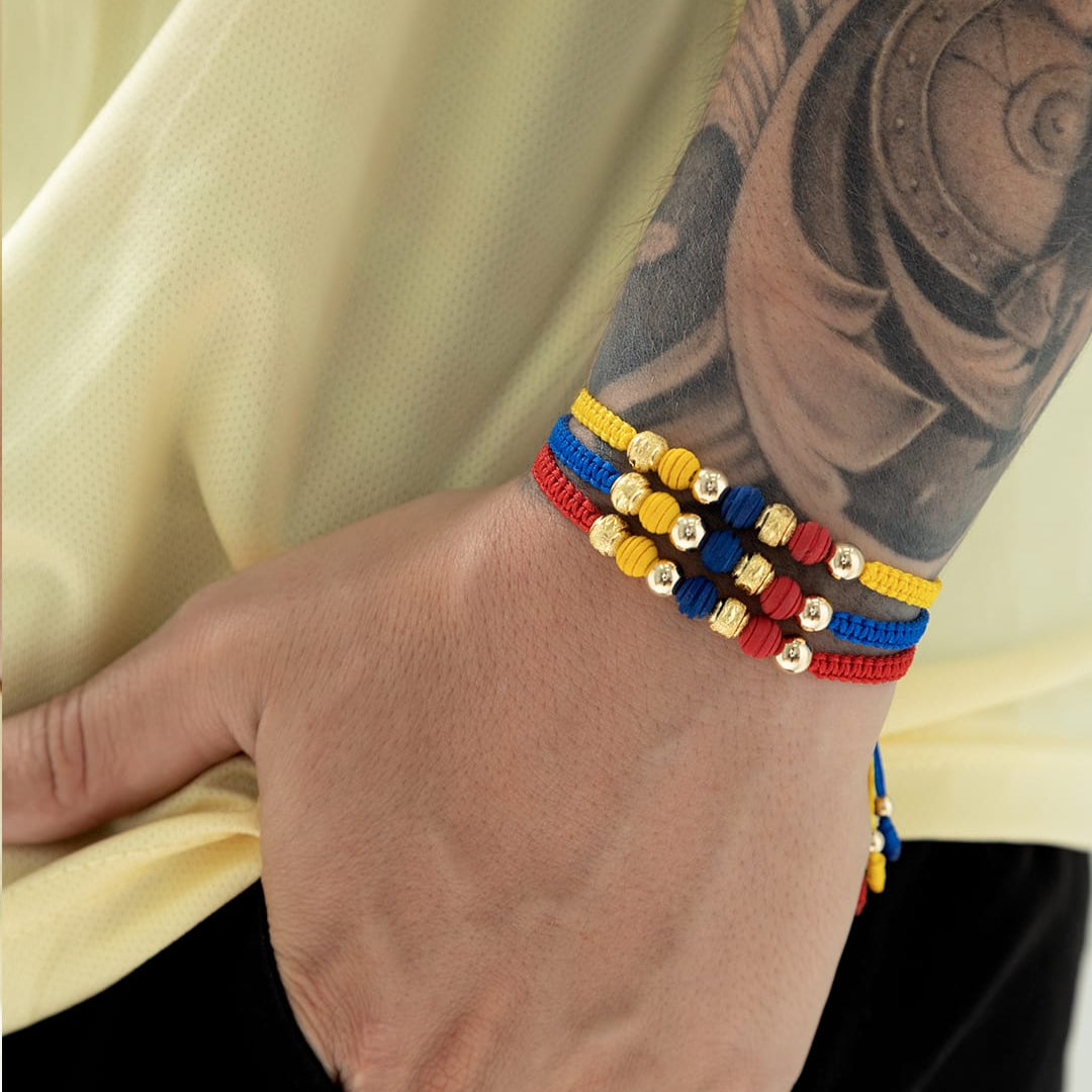Brazalate COLOMBIA (Amarillo, azul o rojo)