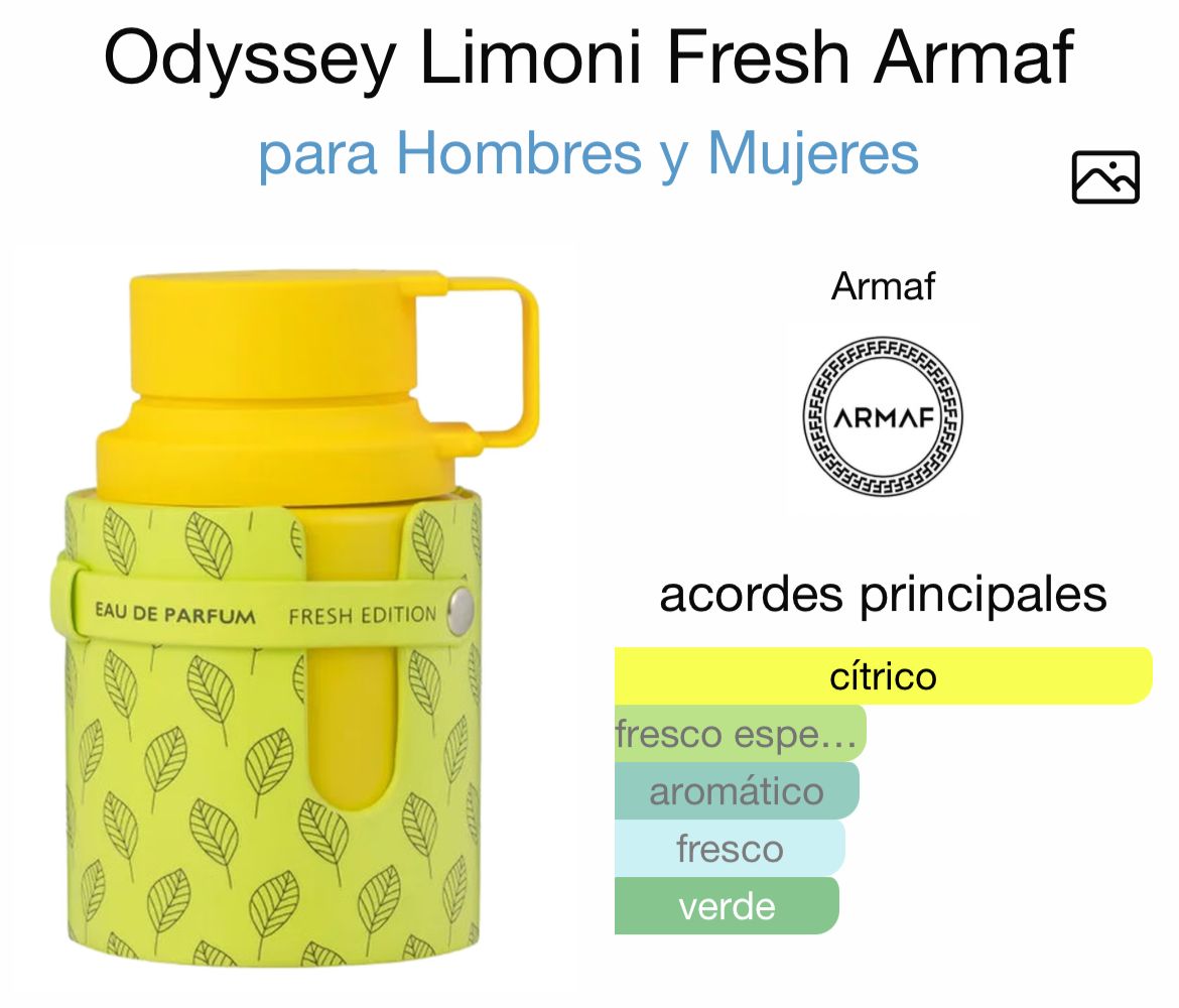 Perfume Odyssey Limoni