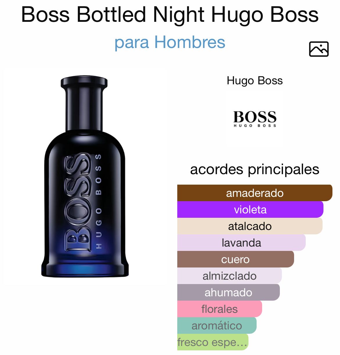 Boss Bottled Night de Hugo Boss