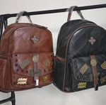 Morral con placas vintage Ref: M 041
