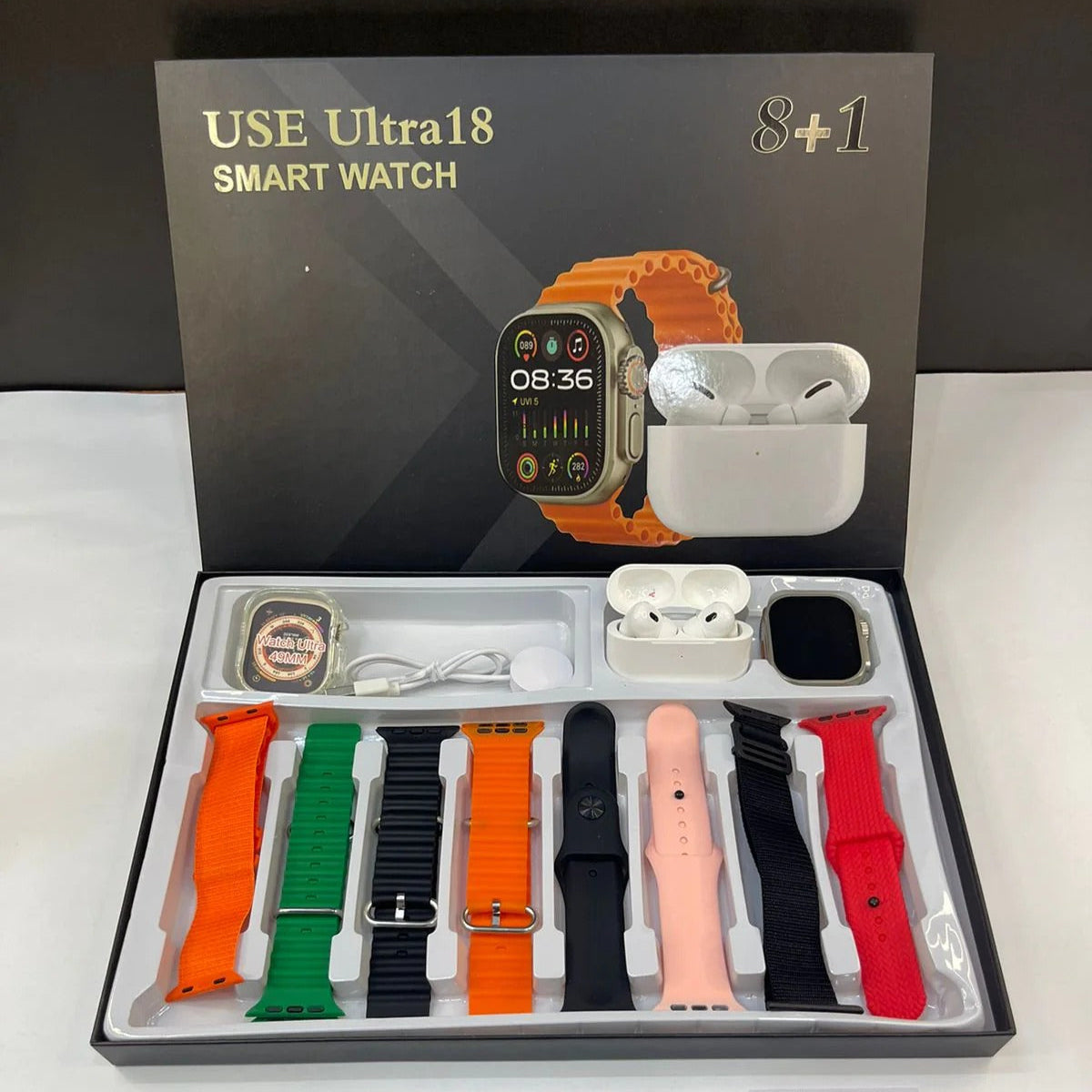 SMART WATCH + AUDIFONOS