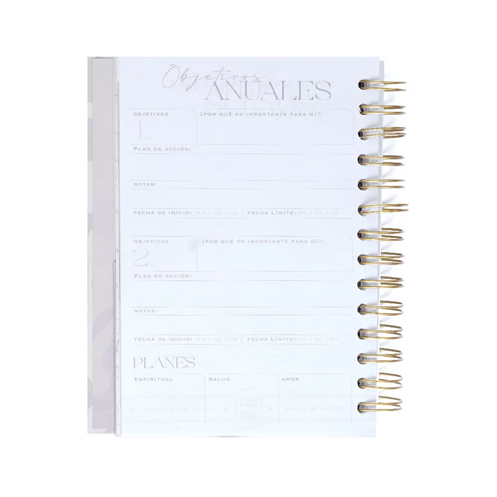 Agenda Diaria Kiut 2026 Black And White