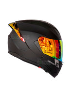 CASCO INTEGRAL XSPORTS M67 NEGRO MATE VISOR ROJO