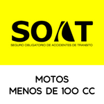 SOAT MOTOS MENOS DE 100 CC