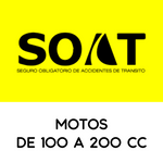 SOAT MOTOS 100 A 200 CC