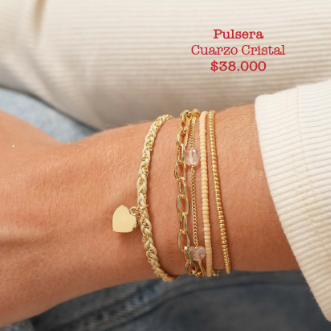 Pulsera Cuarzo Cristal