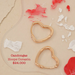 Candongas Hoop Corazón