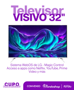 TELEVISOR Visivo Sistema Webos de LG 32" control Magic