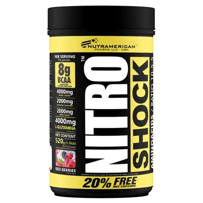NITRO SHOCK 30SERV FRUTOS ROJOS