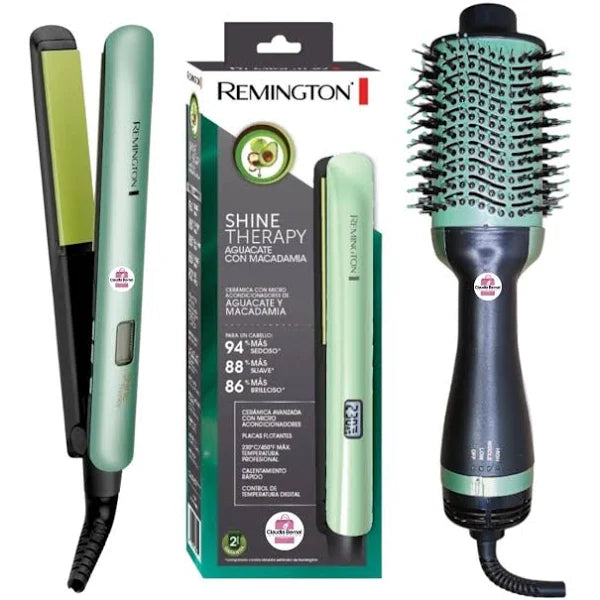 Combo Plancha y Cepillo secador