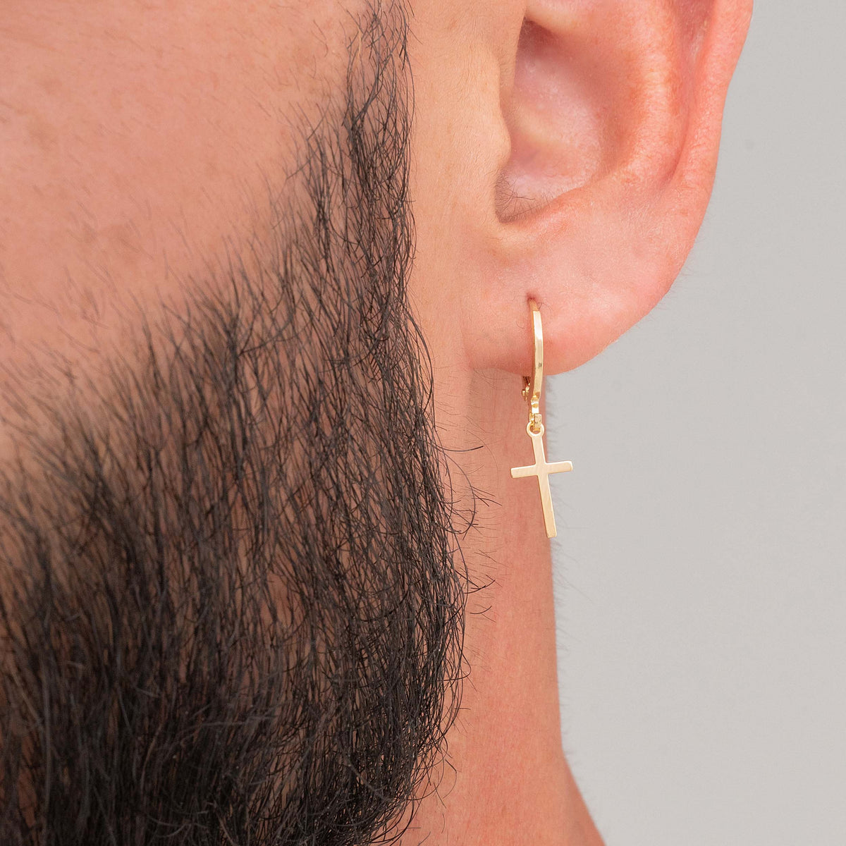 Aretes Cruz Delgada