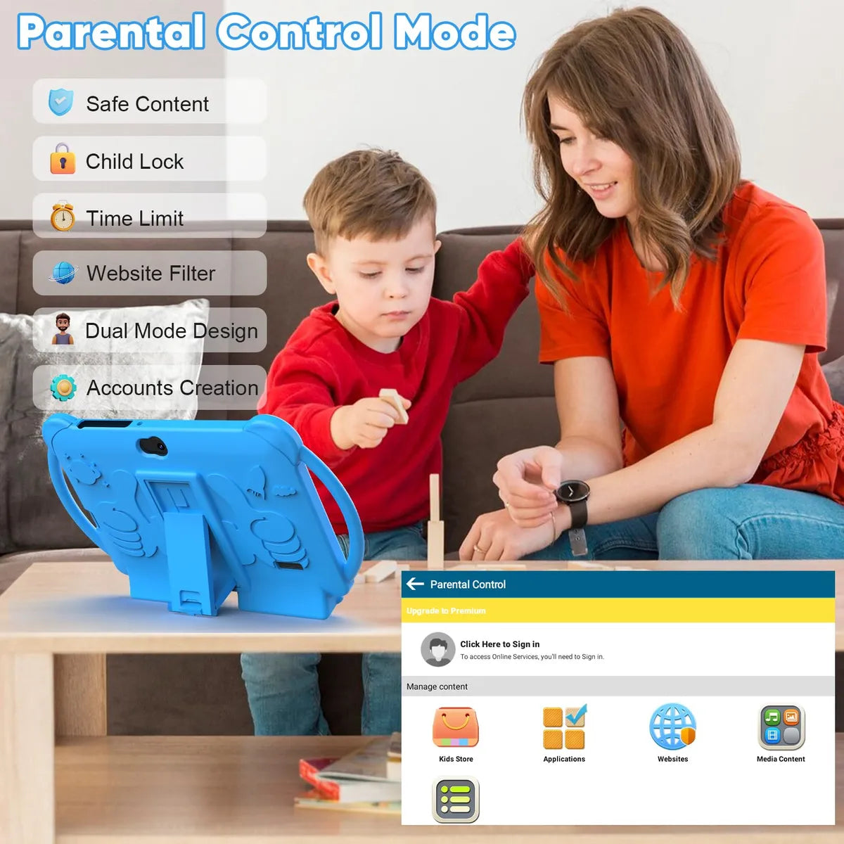 Tabletas Para Ninos De 7 Pulgadas, Android 12 Para Ninos