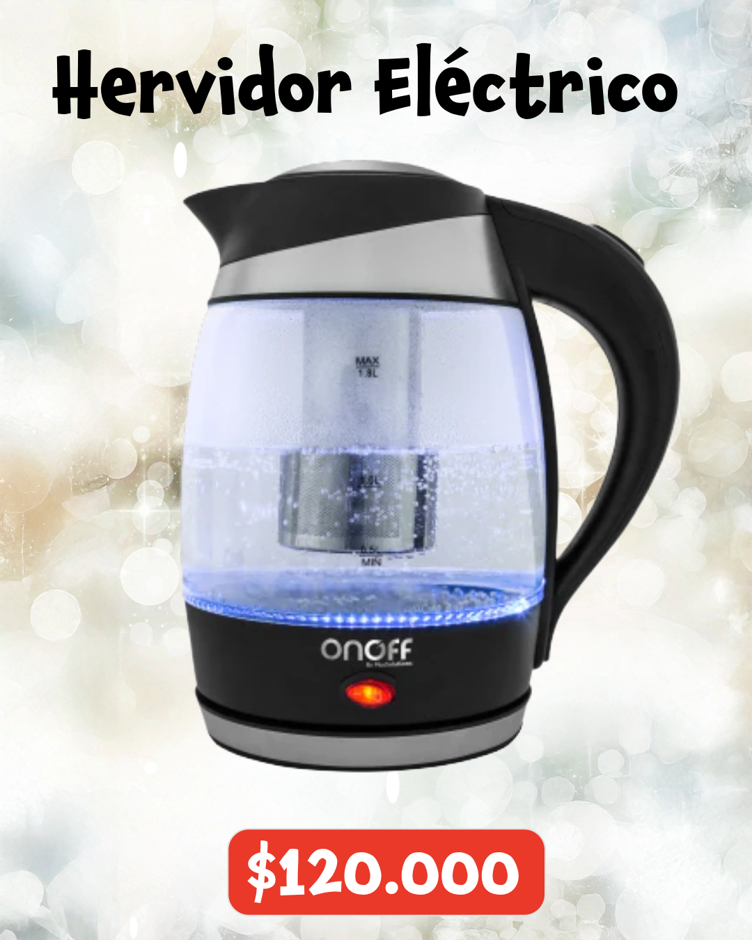 Hervidor Eléctrico con Infusor