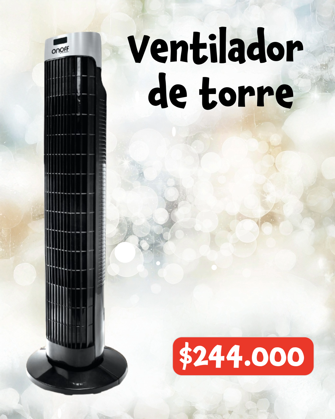 Ventilador de torre con control