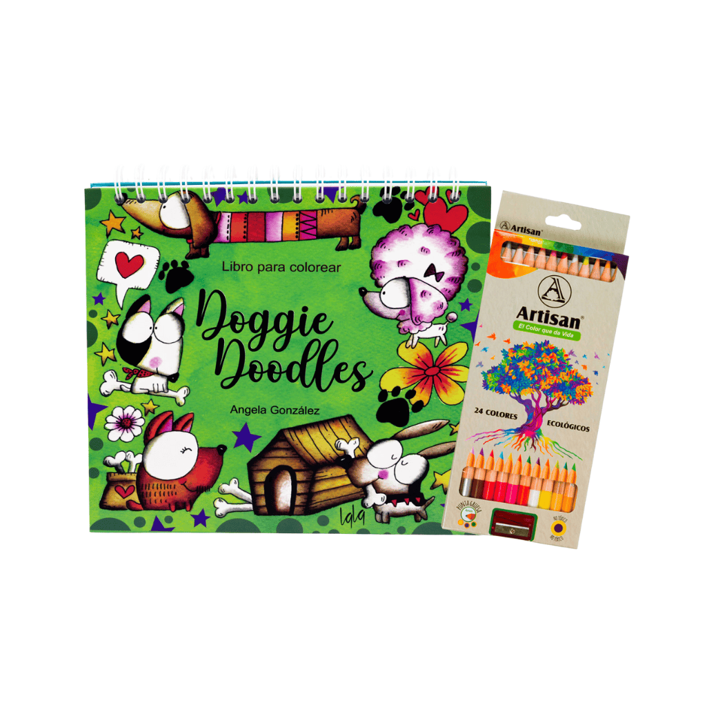 kit artisan libro doggie doodles lala