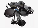 Set Ollas Antiadherentes + cucharas de cocina