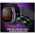 COMBO RELOJ T10 ULTRA + AUDIFONOS M10 ALTA CALIDAD