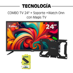 Combo TV 24" + Soporte + Watch On