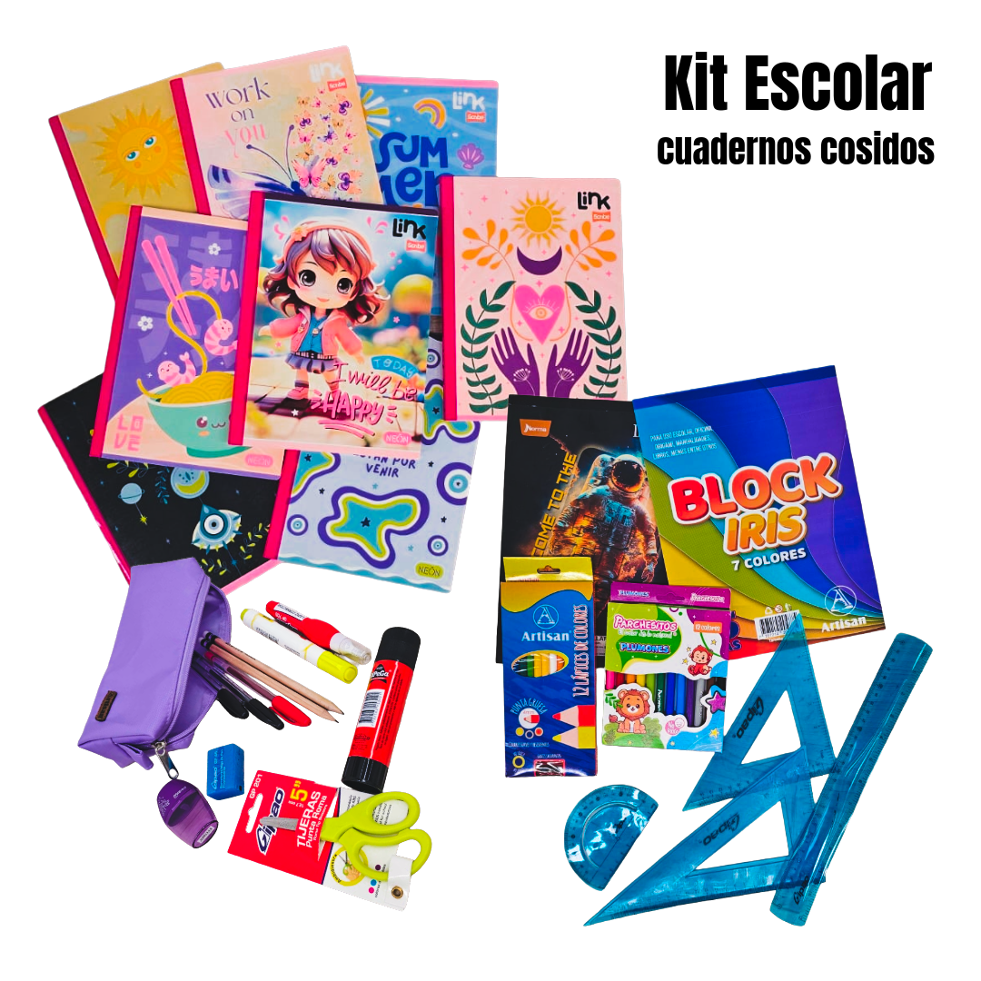 Kit Escolar (Cuadernos cosidos)