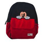 Morral Mickey negro y rojo