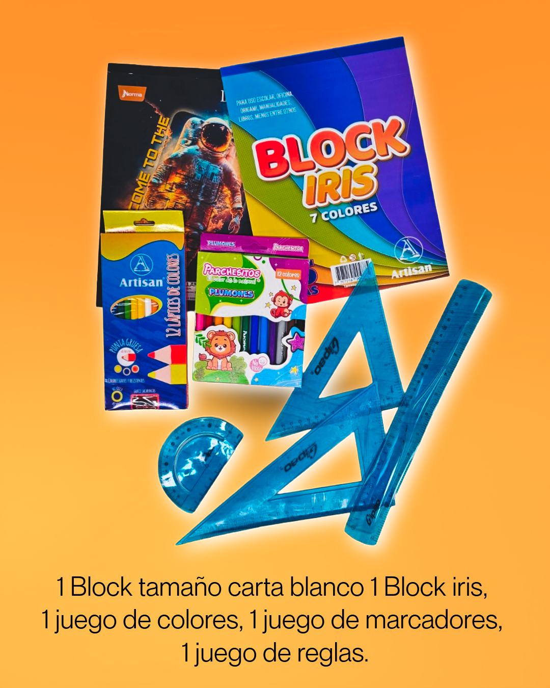 Kit Escolar (Cuadernos cosidos)