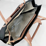 Shopper Bag Negro/Miel Ref: 1024