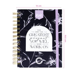 Agenda Diaria Kiut 2026 Black And White