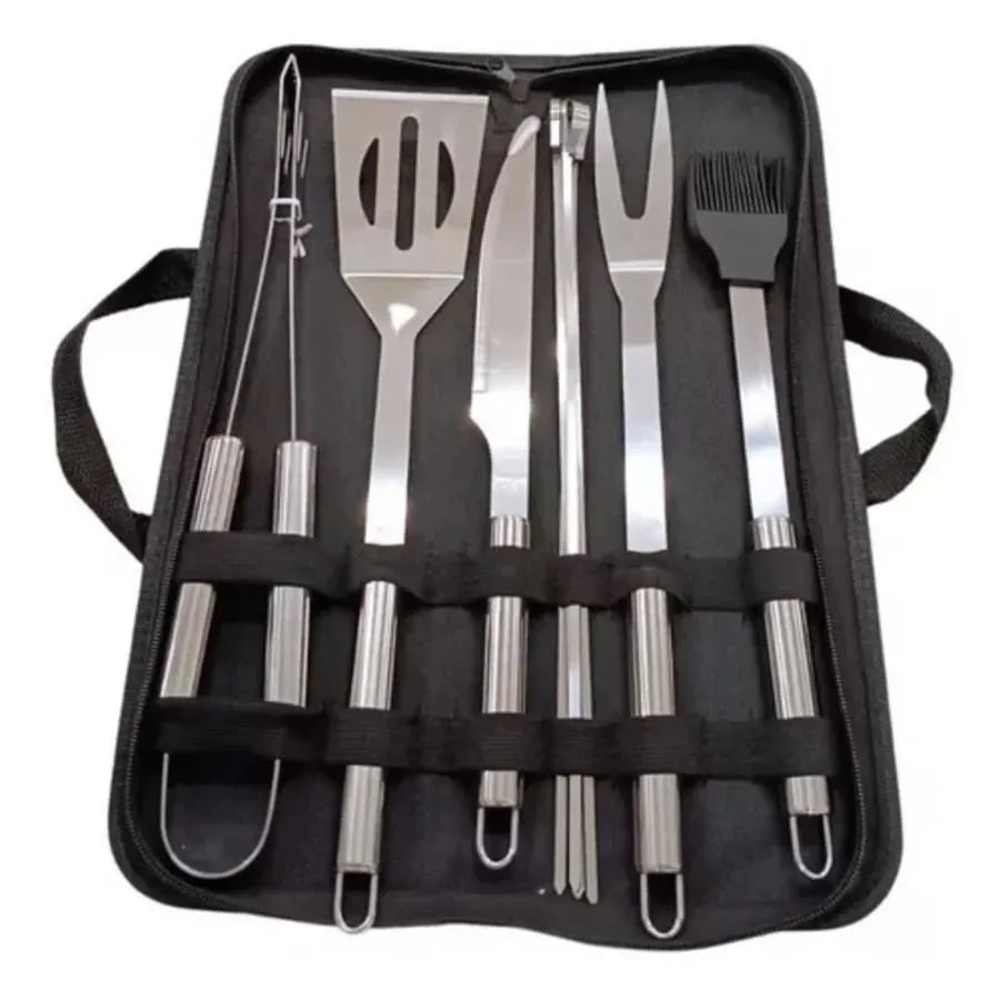 Set De Utensilios Bbq X6 Piezas
