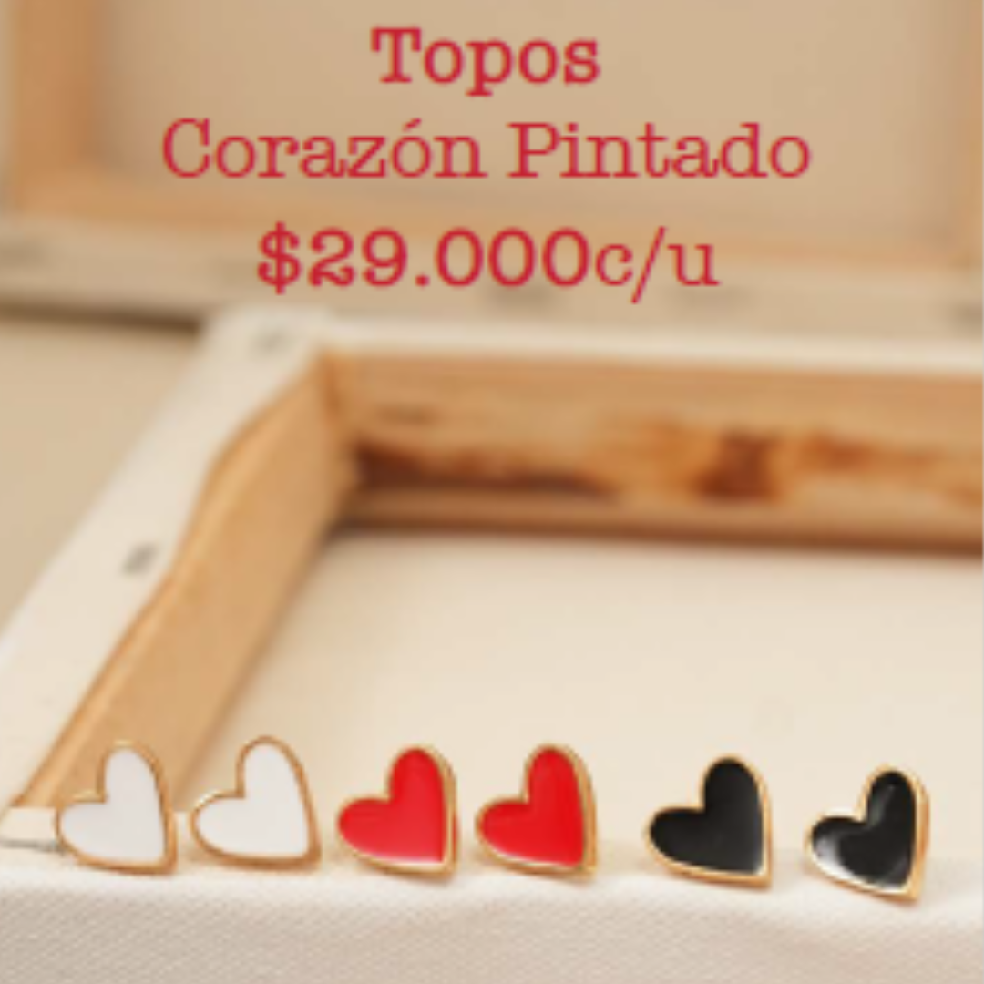 Topos Corazón Pintado