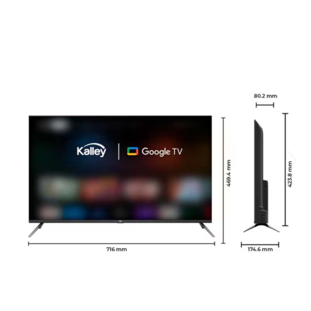 TV KALLEY 32" Pulgadas con comando de voz